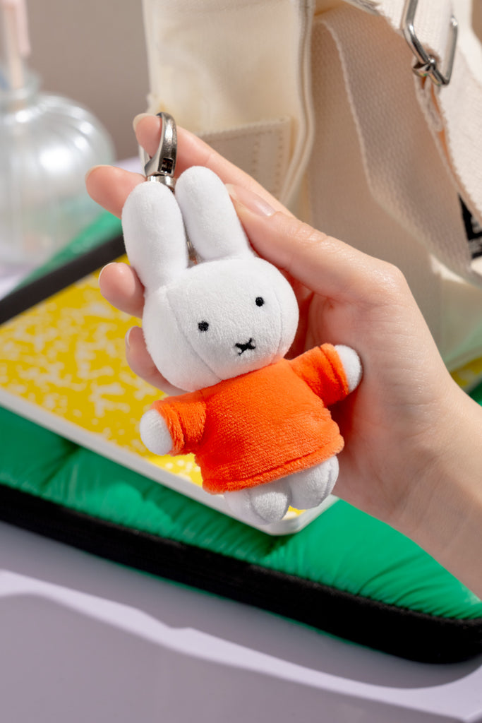 Miffy in Red Plush Keychain