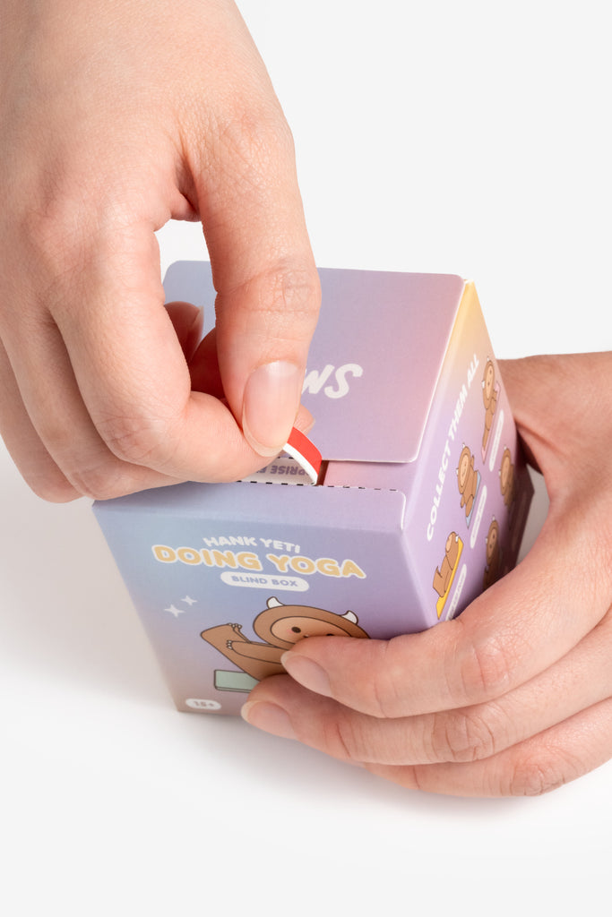 Hank Yeti Doing Yoga Blind Box Figure